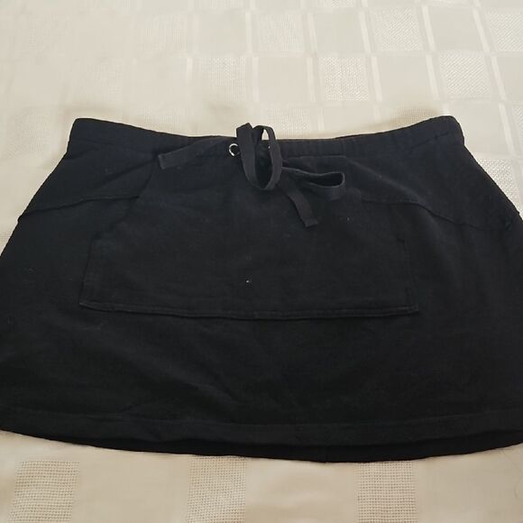Guess Black Mini Skirt Tie Front Casual - Picture 8 of 16